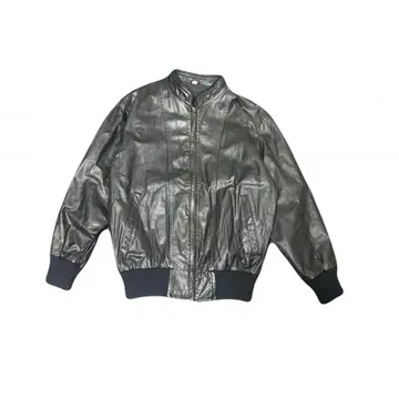 빈티지 소가죽 가죽 자켓 싱글 M