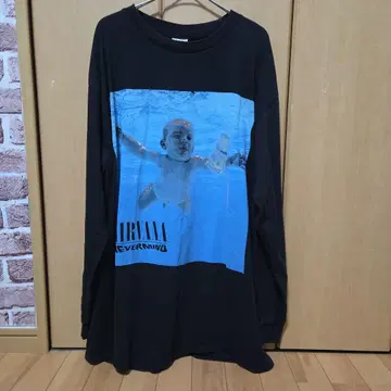 NIRVANA 닐바나 밴딩t셔츠 USA제 XL 양면 프린트