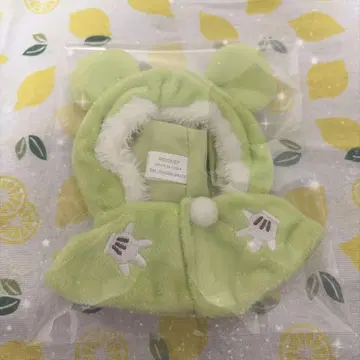 디즈니 스토어 시크릿 코스튬 판초 옐로우 그린 라이트 그린