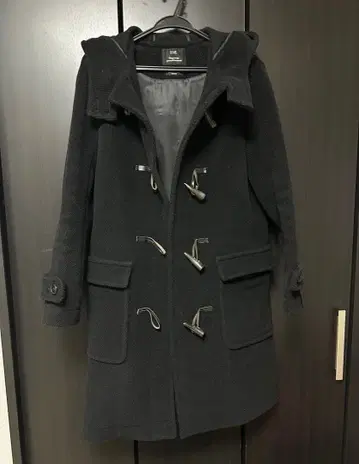 23구 더플 코트 블랙