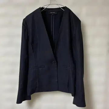 언타이틀 네이비 노카라 자켓 사이즈 1 새상품급