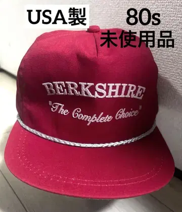 80s USA 빈티지 K-Products 빨간색 캡