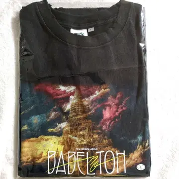 바벨탑 빈티지 T셔츠 Mrs. GREEN APPLE 미세스 L