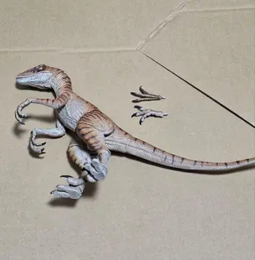 Nanmu 본심남개 1/12 벨로키랍토르 타이거 스트라이프 피규어