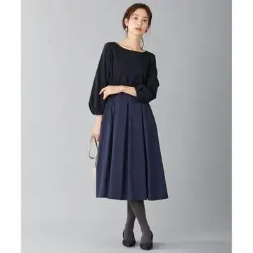 쿠미쿄쿠 저지 콤비 타프타 도킹 원피스 S2