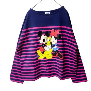 디즈니 마우지 Disney MOUSSY 보더 긴팔 티셔츠