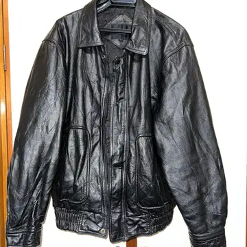 블랙 가죽 자켓