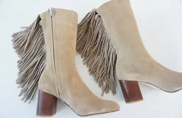 [ 미사용 새상품 ] PIPPCHIC 피피시크 프린지 부츠