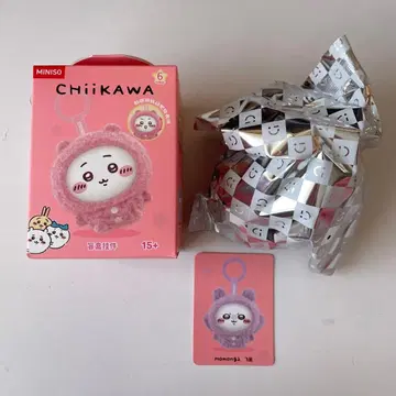 [일본 미발매] 중국 한정판 MINISO 메이소우 모몽가 얼굴 변화 키링