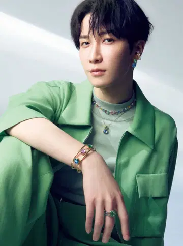 SnowMan 와타나베 쇼타 착용 모델 스와로브스키 이어커프