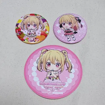 최애의 아이 B-KOMACHI STAGE CAFE 루비 캔뱃지 코스터