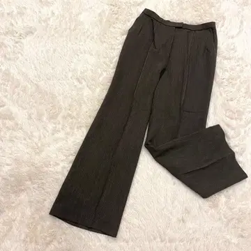 레리안 스트레이트 팬츠 슬랙스 센터 프레스 일본제 출퇴근 포멀