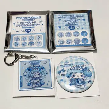 도리믹스 마이멜로디 트레이딩 아크릴 키링 캔뱃지