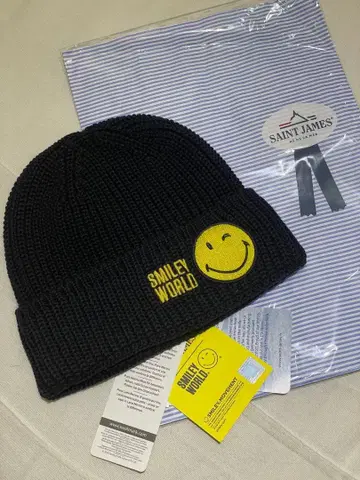 SAINT JAMES 스마일 니트 모자 새상품 세인트 제임스