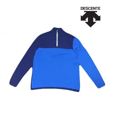 DECENT 골프 스웨터 하프 지퍼 네이비 L