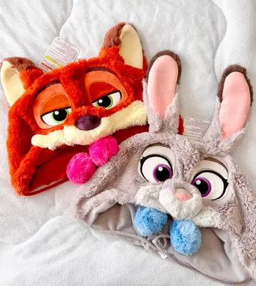 디즈니 리조트 디즈니랜드 주토피아 닉 주디 팬 캡