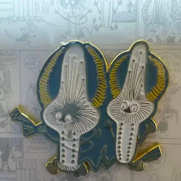 무민 화성인 핀 배지 코믹 스트립전 한정판