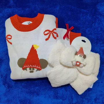 디즈니 릴린린 스웨터 머플러 크리스마스 2025