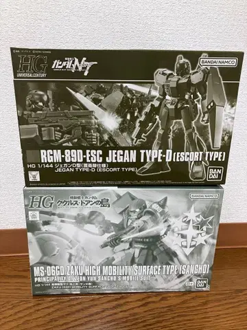 건담 프라모델 2개 세트 제간 D형 호위대 사양 기동동형 자크 (산호기)