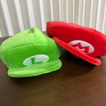 USJ 공식 마리오 루이지 모자 프리 사이즈 2개 세트