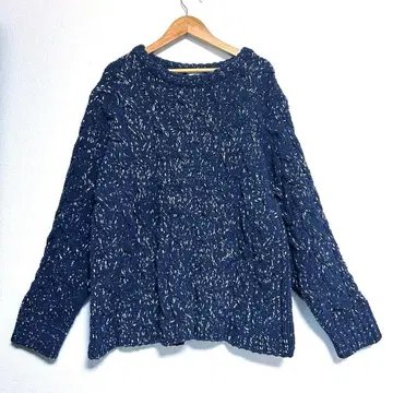 젤라피케 젤라또피케 룸웨어 긴팔 상의 네이비 루즈핏 F