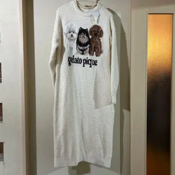gelato pique 강아지 자수 룸웨어 00-2 (OWHT)