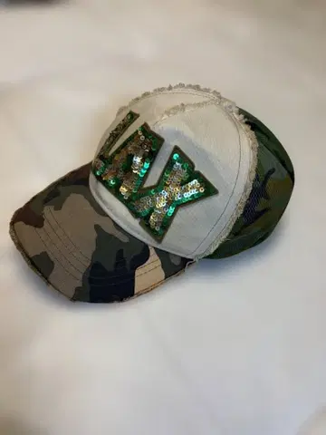 YOSHINORI KOTAKE 카모플라쥬 스팽글 캡 LAX