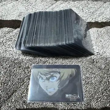 진격의 거인 알민 트레이딩 카드 클리어 카드 컬렉션 105장