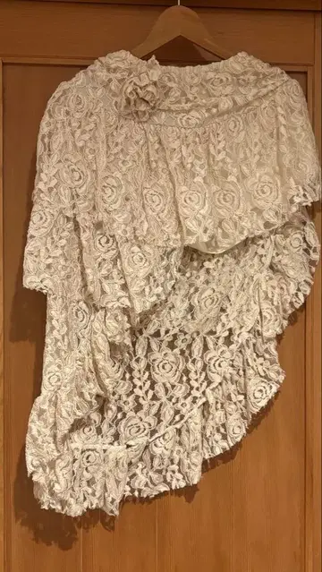 [ 가격 인하 가능 ] 빈티지풍 레이어드 레이스 스커트