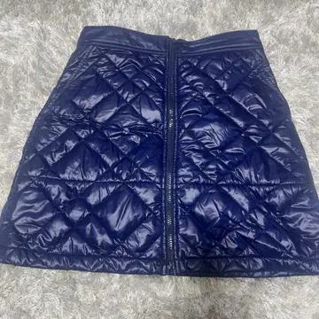 랄프 로렌 네이비 퀼팅 스커트