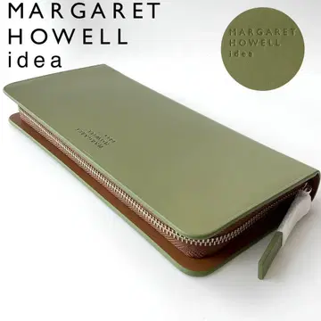새상품 마가렛호웰 벤자민 지퍼 장지갑 올리브 그린