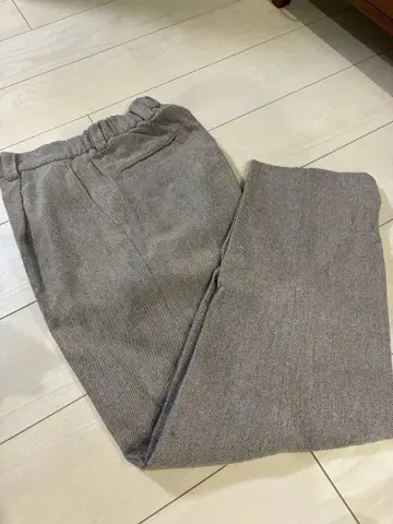 무지 라보 린넨 혼방 슬랙스