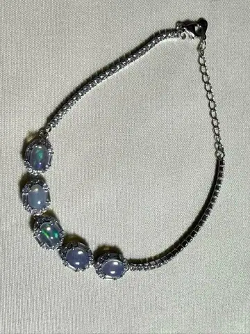 실버 925 오팔 팔찌 오사카 간사이 만박