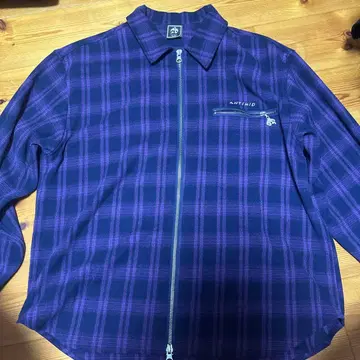 ANTIMID 지퍼 셔츠