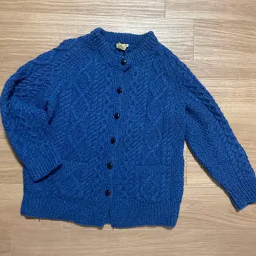 빈티지 아란 니트 아일랜드제 피셔맨 니트