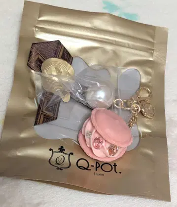 Q-pot 마카롱 핑크 백참