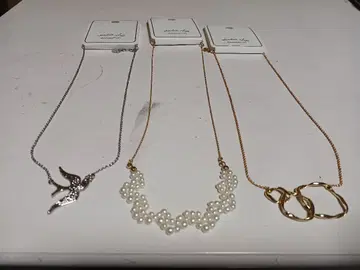 스튜디오 클립 바 링 목걸이