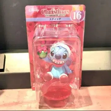 디즈니 크리스마스 오너먼트 스티치 Happy 복권