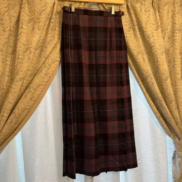 오닐 오브 더블린 체크 롱 스커트 사이즈 10