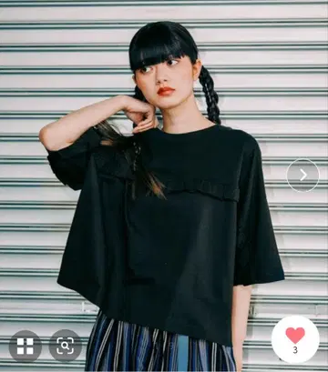 니코앤드 [ MODE NORM CORE ] 2WAY 천축 프릴 풀오버