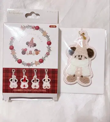 [화이트 컬러] 릴린링 키체인 디즈니 크리스마스 2025