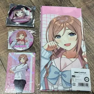 학마스 히메사키 리나미 캔뱃지 천 포스터 DMM 스크래치/가라오케의 철인