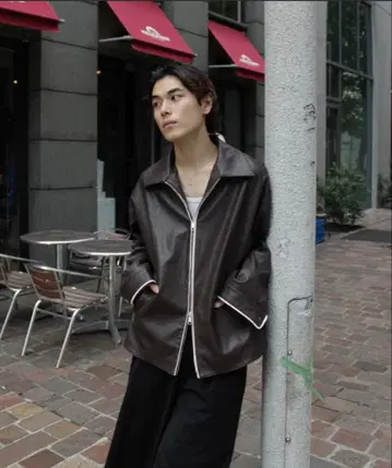 camphorwood 가죽 자켓