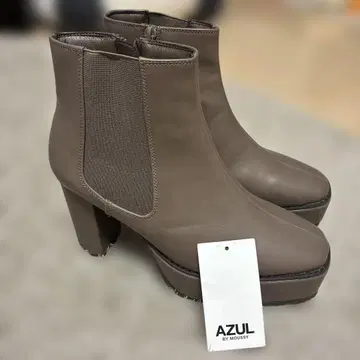 AZUL by MOUSSY 브라운 사이드 고어 부츠 L 미사용품