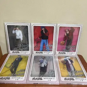 GIGO 한정판 A4 아크릴 보드 6종 세트