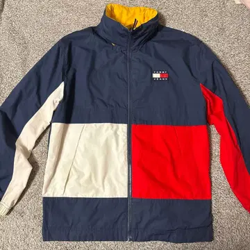 TOMMY JEANS 나일론 자켓 리버서블