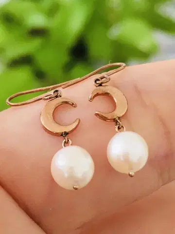 K10 진주 펄 귀걸이