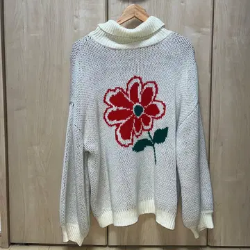 터틀넥 니트 풀오버