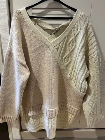 MOUSSY 케이블 니트