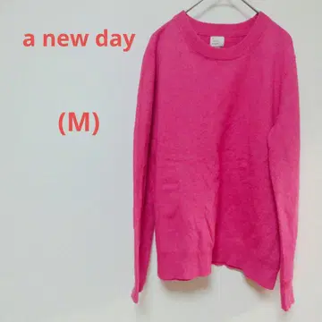 한정품 a new day 핑크 긴팔 니트 [ M ] 스웨터